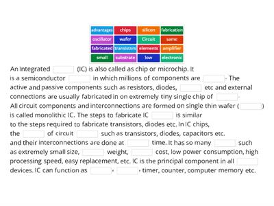 Fabrication Process of IC