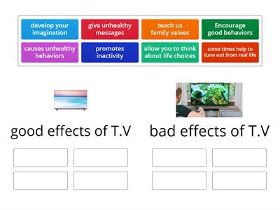 Good effects & bad effects  of T,V 