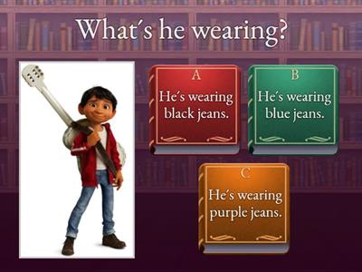 Describing Coco´s clothes