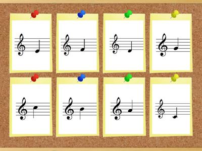  Zenei ábécés gyakorló - mondd meg a hang nevét/helyét, mielőtt megfordítod a kártyát!