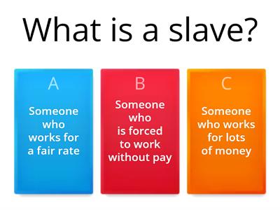 Slavery Revision 