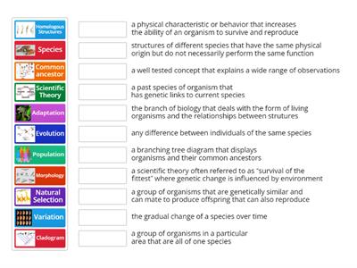 Evolution - Change over time- SNB p. 58