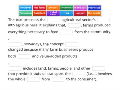 Farm business in Pakistan