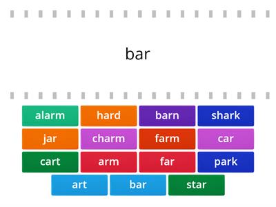 'ar' words - stations