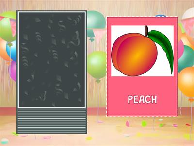 FRUITS flashcards