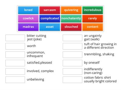 Outsiders Chapter 1-2 Vocabulary