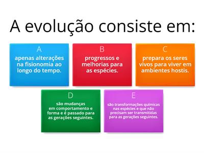 Evolução, darwinismo, lamarckismo e  neodarwinismo