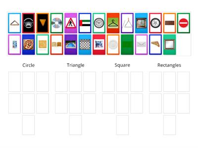  2D shape sort