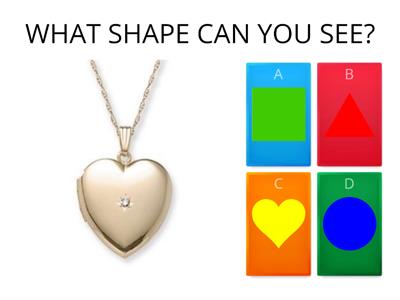 SHAPES - heart, circle, triangle, square