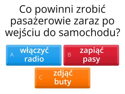  Samochód - mini quiz