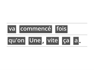 Ordre des mots : antériorité et postériorité (suite)