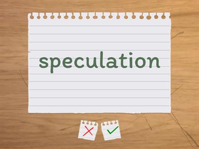 Speculative Fiction - Key Vocabulary