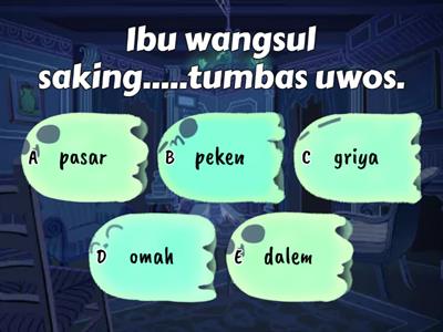 Soal Kuis Bahasa Jawa