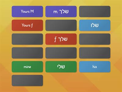 Hebrew Pronouns