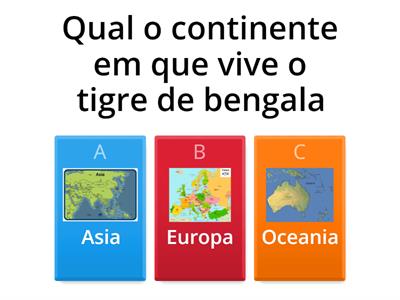 O tigre de bengala: questionario