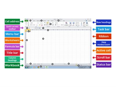 Excel window labels