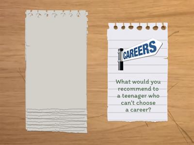 2. Choosing a career / job.
