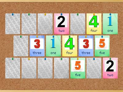 Number pairs Infants 1