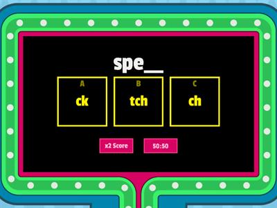 3.9 Blending and Spelling Digraphs /ch/ /ck/ and units
