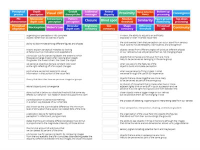 Perception Vocab Matching