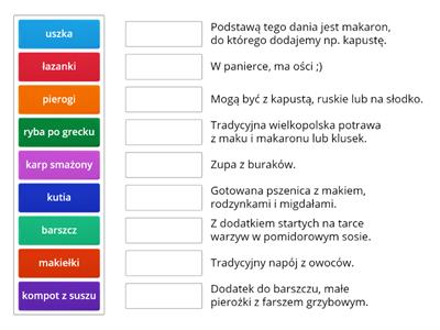 TRADYCYJNE DANIA ŚWIĄTECZNE