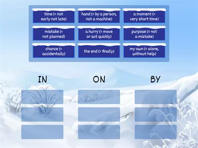 Prepositions (idioms)