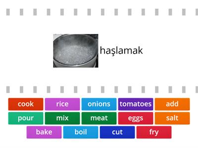 8-3 In the Kitchen - Verbs / Ingredients