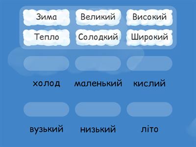 Протилежні прикметники