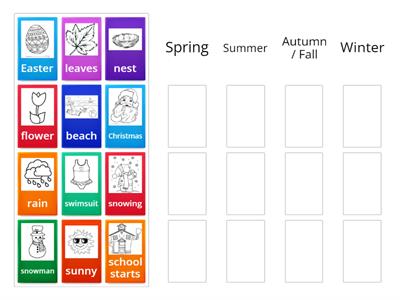 Seasons (printable)