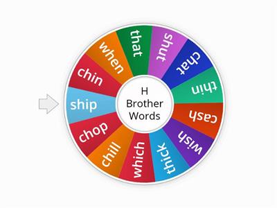 H Brother Words