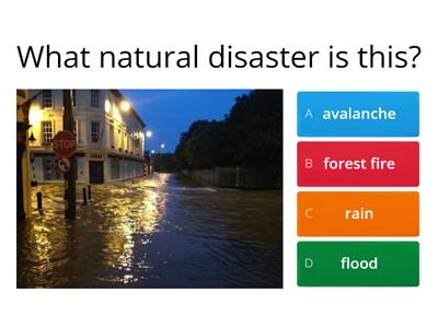 natural disasters