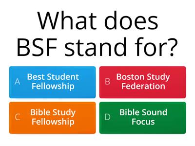 BSF Trivia!!