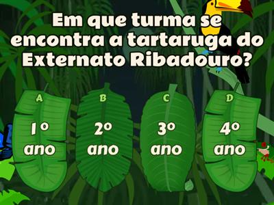 Jogos da BE - O Dia Mundial da Tartaruga - Biblioteca Escolar do Externato Ribadouro
