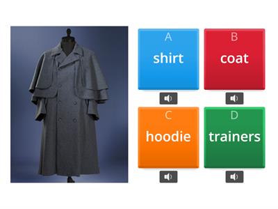 GG 1 Unit 2 Clothes quiz