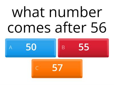 what number comes before 55 - 65