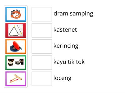 MUZIK TAHUN 2 - Mengenal Alat Muzik (padanan)