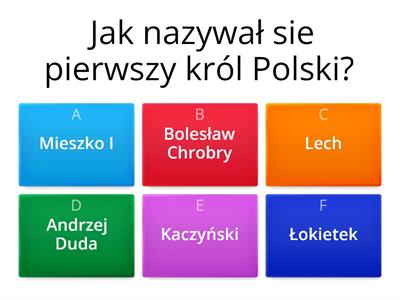 Quiz o histori polski