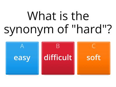 Y3 ELA Synonym/Antonym