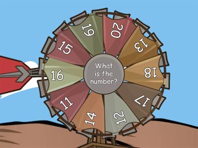 Numbers Wheel 11-20