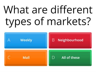 Markets Around Us Test