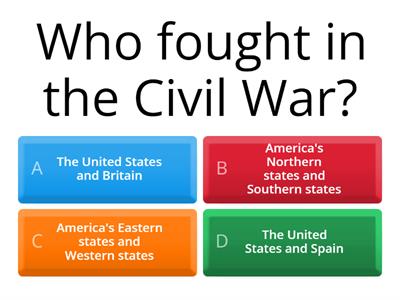 The Civil War and Reconstruction Test Review