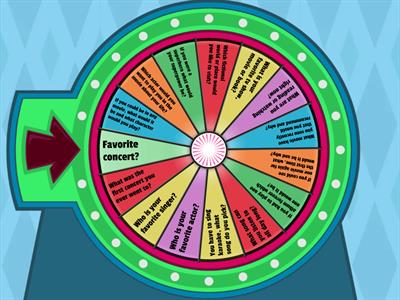 TMO Question Wheel: Entertainment Edition