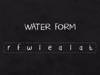 Landforms and Water Forms           