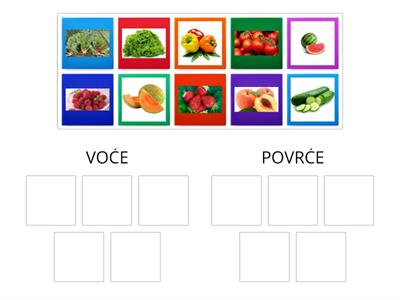  Biljke i životinje ljeti ( voće i povrće)  (1.r)