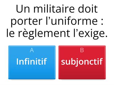 OF 31 - La volonté : infinitif ou subjonctif ?