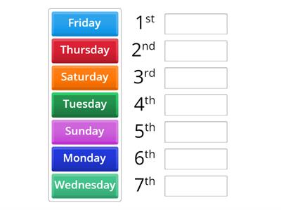 Days of the Week 