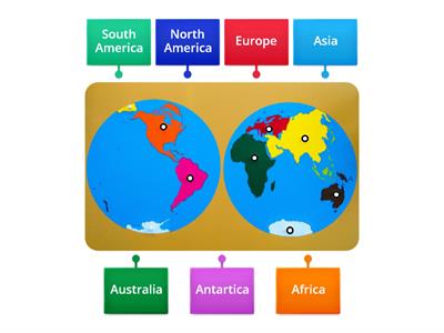 Montessori Seven Continents Map