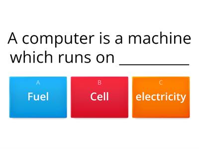 Computer- a smart machine - Grade 1