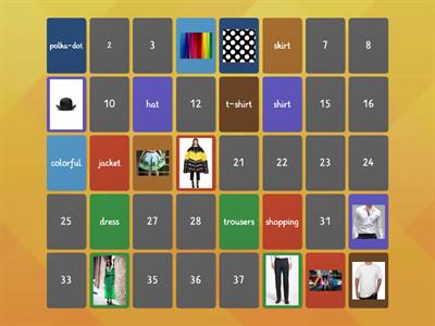 PWE U4 L1 Vocabulary clothes quiz