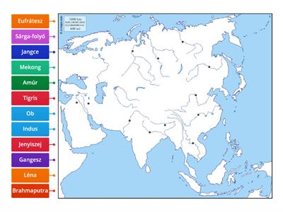Ázsia nagyobb folyói